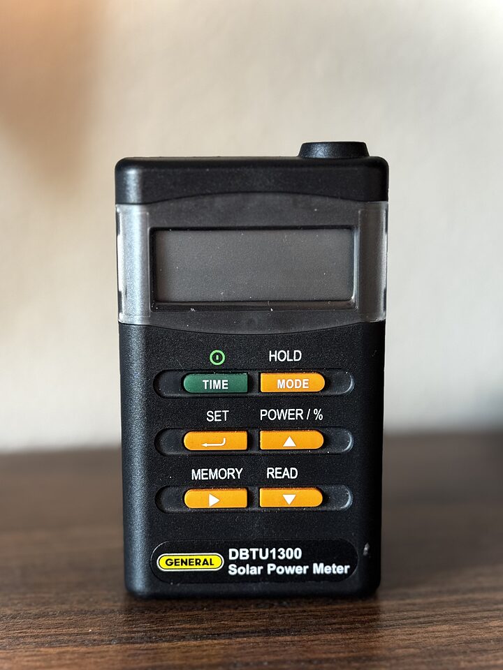 General Tools DBTU1300 solar power meter